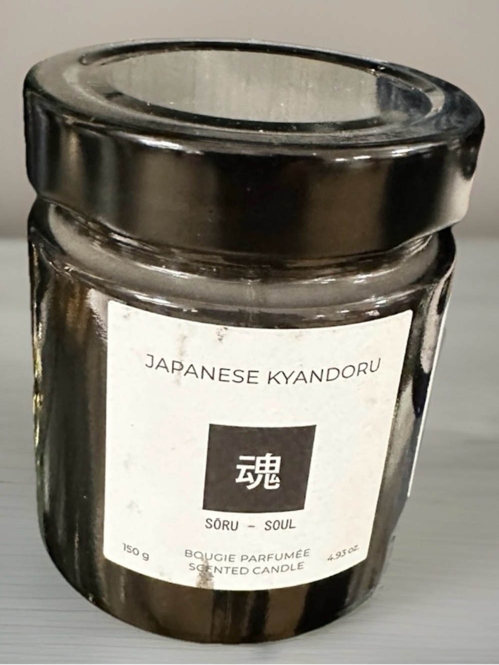 Japanese Kyandoru Sōru Scented Candle - Black/Vila Hermanos